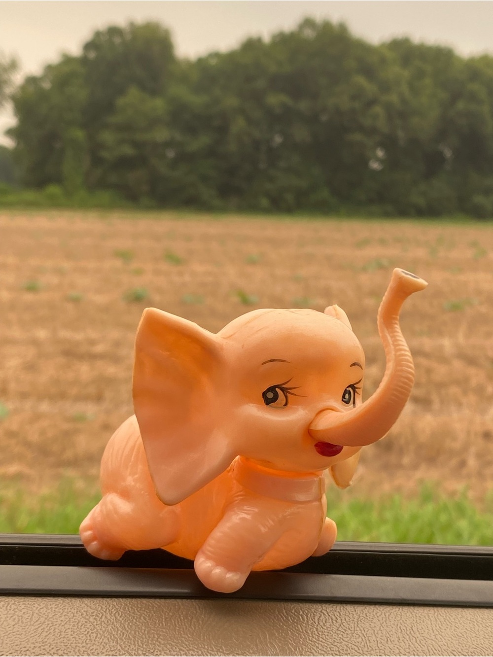 Vintage Elephant Figurine Collectible Toy Wilton Made in Hong Kong
